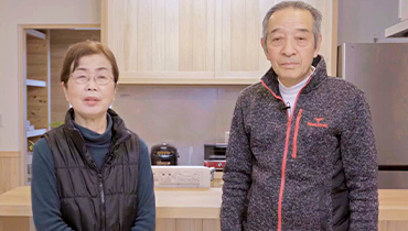 自然素材の温もりに関して語ってくださったS様